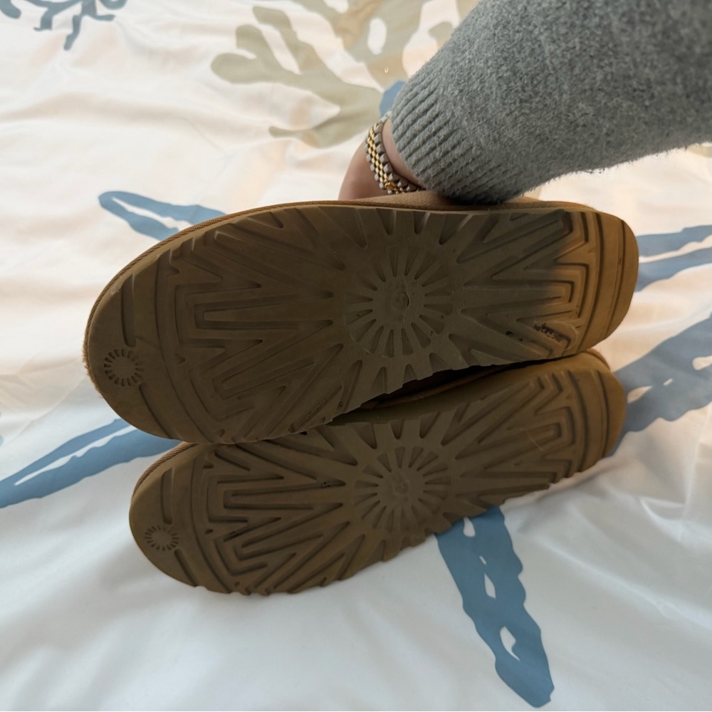 UGG Brown Shearling-Lined Booties - Picture 3 of 3